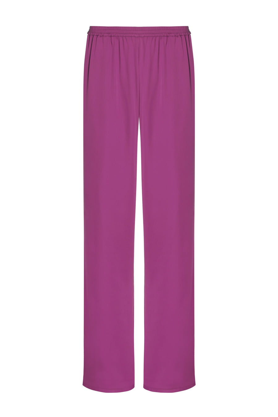 Purple pyjama bottoms in vegan silk