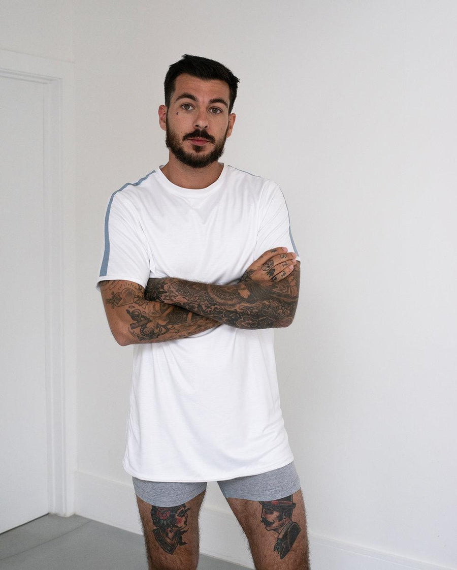 Loungewear and sleepwear for men - Oversized white t-shirt